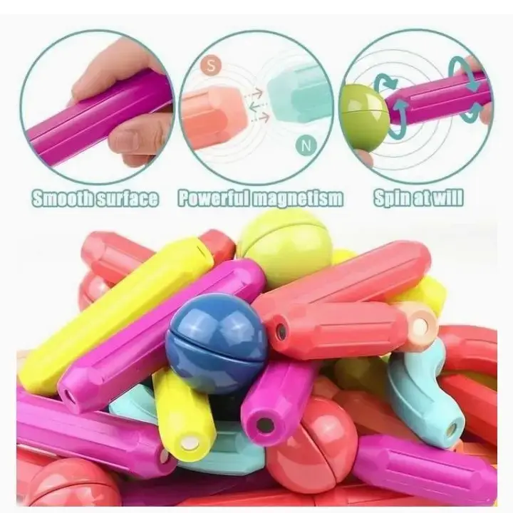 36 pcs Colorful Magnetic Sticks and Balls Sets — 2