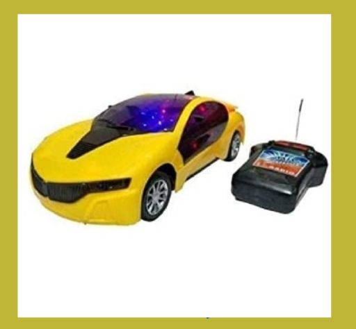 Remote Control Fast Modern Racing Car with 3D Light — 3