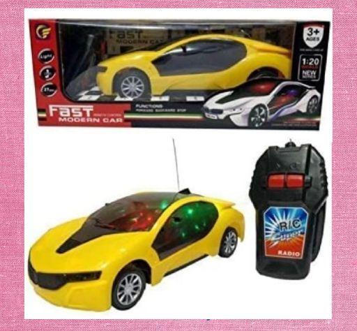 Remote Control Fast Modern Racing Car with 3D Light — 2