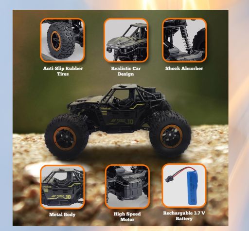Rock Crawler  Size 1-18  Scale — 4