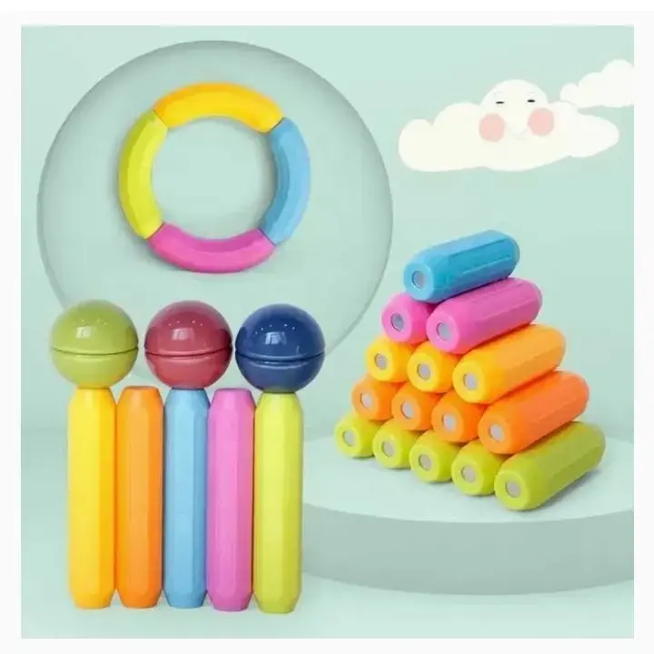 42 pcs Colorful Magnetic Sticks and Balls Sets — 2