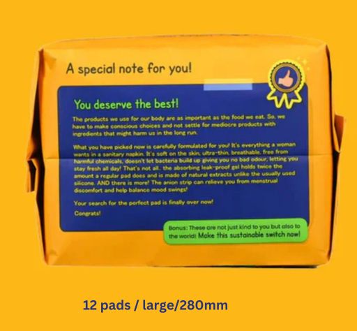 Femi9 Anion Sanitary Napkins combo 320 mm-XL 10 pads +  280 mm L 12 pads -2 pack — 5