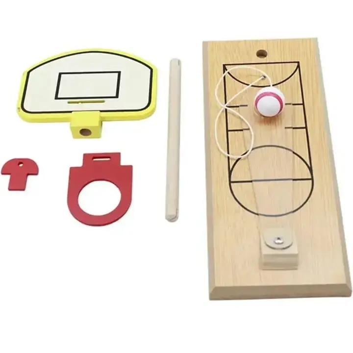 Table Top Mini Basketball Game Set-Tabletop Wooden Board — 2