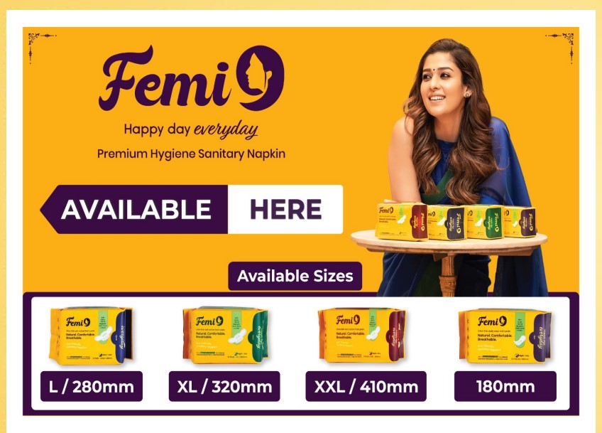 Femi9 Anion Sanitary Napkins / 320mm-xl-10 pads X 3 pack +280 mm - L -12 pads x 2 total 5 pack combo — 2